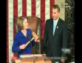 Nancy Pelosi passes the gavel to Boehner.