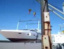 How not to launch a brand new boat