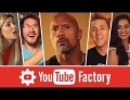 Dwayne 'The Rock' Johnson visits the YouTube factory.