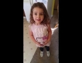 Little girl is disappointed when she learns she will soon have a baby brother.
