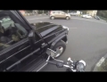 This Is What Happens If You Litter In Front Of This Awesome Motorcycle Rider.