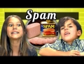 Kids try Spam in a can for the first time and their reactions are priceless.