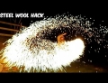 Crazy Russian Hacker's steel wool sparklers science experiment.
