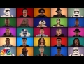 Jimmy Fallon, The Roots & 'Star Wars: The Force Awakens' cast sing 'Star Wars' medley.