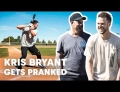 Hall of Fame pitcher Greg Maddux pranks baseball star Kris Bryant.