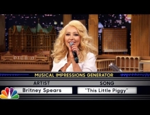 Christina Aguilera performs amazing musical impressions of Cher, Britney Spears and Shakira on The Tonight Show Starring Jimmy Fallon. 