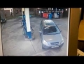 Woman Trying To Put Gas In Her Car Continues To Be Confused As To Which Side The Gas Fill Door Is On.