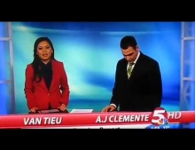 His very first day on the air doesn't quite go as planned