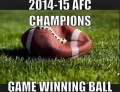 2014-2015 NFL AFC Championship game ball between the Colts and Patriots has been located. 