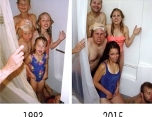 5 siblings in the shower 22 years later.
