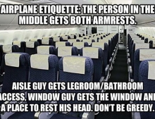 Airplane Etiquette