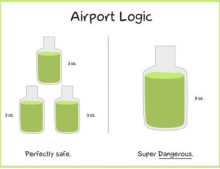 Airport security logic is totally flawed.