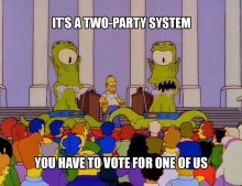 America's two-party system is designed to make you think you have a choice.
