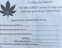 Attention drug dealers. Is your drug dealing competition costing you money? 