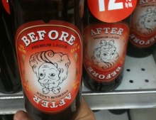 Before-After premium lager is a quick and easy way to get your beer goggles on.