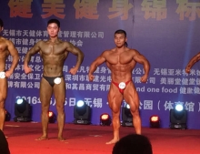 Bodybuilder went a little heavy on the self tanning lotion.