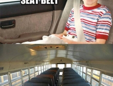 Children must always wear a seat belt.