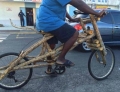 Custom made wooden bike.