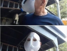 Custom mask to help get you through a pandemic.