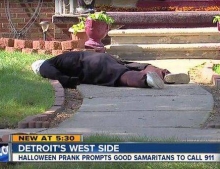 Detroit can't tell the difference between a Halloween prank and a normal day.