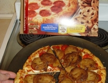 DiGiorno Pizza And Cookies. I Am Not Sure If This Is What They Intended But It Never Hurts To Experiment.