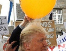 Donald Trump + Balloon + Static Electricity = Fun!