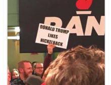 Donald Trump gets dissed hard with the help of Nickelback.