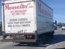 Don't mess with this truck driver, it's not worth it.