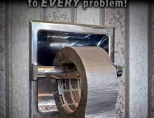 Duct tape is not the solution to every problem.