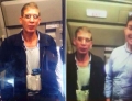 EgyptAir hijacker takes selfie with passenger.