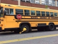 Even a school bus is not exempt from getting a parking boot.
