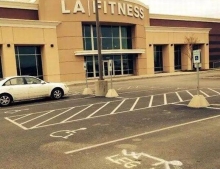 Every gym parking lot needs this.