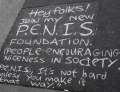 Everyone should join the P.E.N.I.S. foundation.