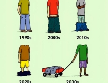 The evolution of sagging pants.