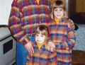 Father and his 2 daughters dressed up exactly the same for this perfect picture and then this happened.