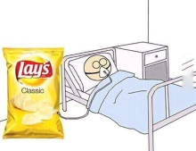 Finally found a good use for all that extra air inside Lay's potato chip bags.