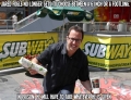 Former Subway spokesman Jared Fogle no longer gets to choose between a 6 inch or a footlong.