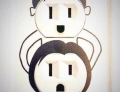 Fornicating wall plates for your electrical outlets.