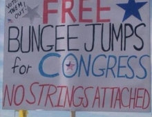 Free bungee jumps for congress.