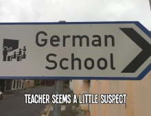 German School with a teacher that seems a little suspect.