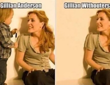 Gillian Anderson...