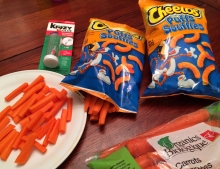 Swap out the Cheetos for some carrots. Your kids will never know the difference.