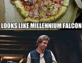 Han Solo aint even mad the delivery guy dropped his pizza.