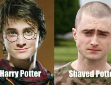 Harry Potter vs. Shaved Potter