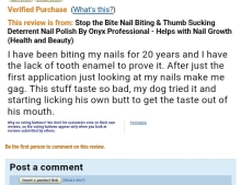 Honest review of nail biting deterrent nail polish.