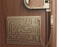 This door lock will test your skills every time you want to leave.