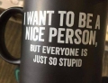 I want to  be a nice person....