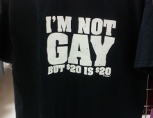 I'm not gay...