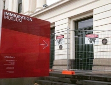 It's easier to get into the country than it is the Immigration Museum.