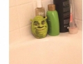 It's very uncomfortable to take a dump with Shrek watching.
